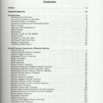 Table of Contents, page 1